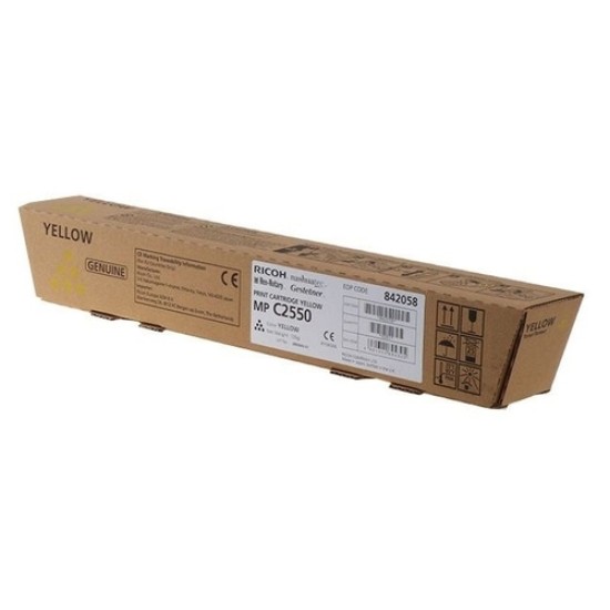 Ricoh 841199 Sarı Orjinal Toner - MP-C2050E / MP-C2051 / MP-C2551