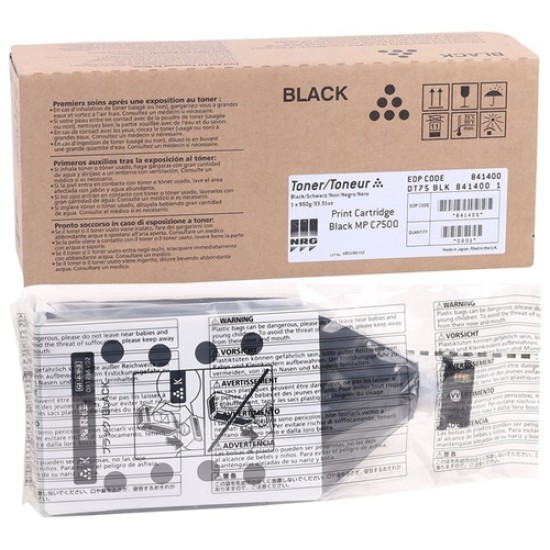Ricoh 841396 Siyah Orjinal Toner - MP-C6000 / MP-C7500 Ricoh 841396 Siyah Orjinal Toner - MP-C6000 / MP-C7500