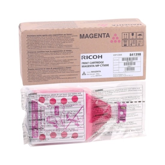 Ricoh 841398 Kırmızı Orjinal Toner - MP-C6000 / MP-C7500 Ricoh 841398 Kırmızı Orjinal Toner - MP-C6000 / MP-C7500