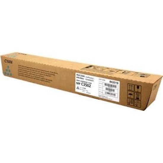 Ricoh 841658 MP-C3002 / MP-C3502 Mavi Orjinal Fotokopi Toneri 18.000 Sayfa T10348 Ricoh 841658 MP-C3002 / MP-C3502 Mavi Orjinal Fotokopi Toneri 18.000 Sayfa T10348