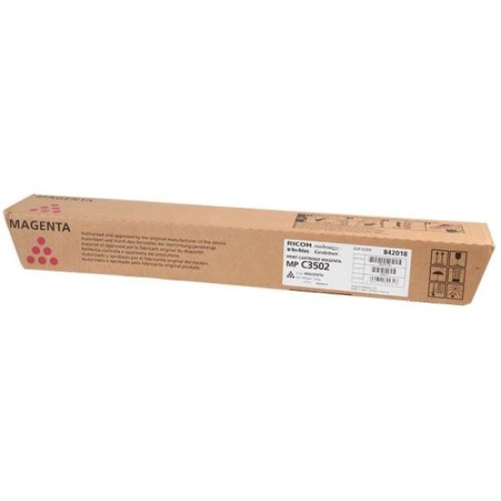 Ricoh 842018 MP-C3002 / MP-C3502 Kırmızı Orjinal Fotokopi Toneri 18.000 Sayfa T10336