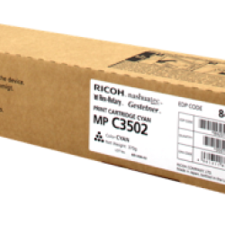 Ricoh 842019 MP-C3002 / MP-C3502 Mavi Orjinal Fotokopi Toneri 18.000 Sayfa T10338 Ricoh 842019 MP-C3002 / MP-C3502 Mavi Orjinal Fotokopi Toneri 18.000 Sayfa T10338