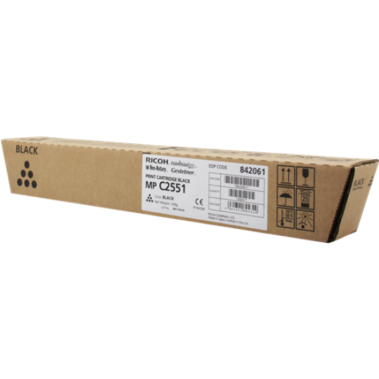 Ricoh 842061 Siyah Orjinal Toner - MP-C2030 / MP-C2050 T6582 Ricoh 842061 Siyah Orjinal Toner - MP-C2030 / MP-C2050 T6582