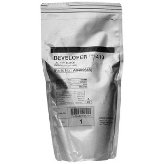 Ricoh 885446 Type 410 Developer A0489645 FT-4215, FT-4220, FT-4222, FT-4415, FT-4418 T9592 Ricoh 885446 Type 410 Developer A0489645 FT-4215, FT-4220, FT-4222, FT-4415, FT-4418 T9592