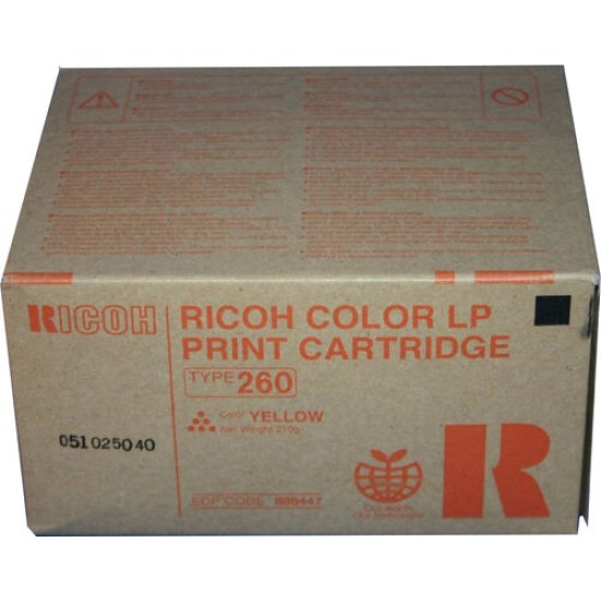 Ricoh 888447 Sarı Orjinal Toner -TYPE 260 C7528N / C7535 / CL7200 T15900 Ricoh 888447 Sarı Orjinal Toner -TYPE 260 C7528N / C7535 / CL7200 T15900