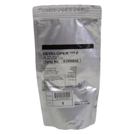 Ricoh 889759 Type F Developer NC5006, NC5106, NC5206, NC8115 T9591 Ricoh 889759 Type F Developer NC5006, NC5106, NC5206, NC8115 T9591
