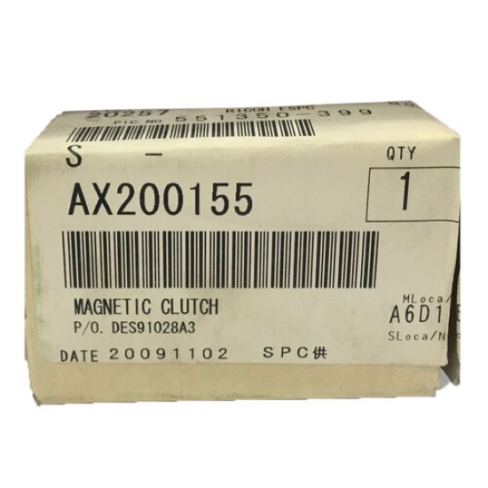 Ricoh AX20-0155 Magnetic Clutch - FT6645 / FT6655 T14274