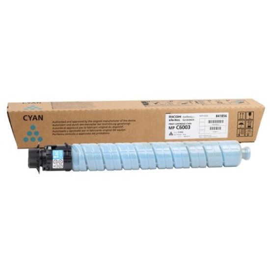Ricoh Aficio MP-C6003 Mavi Orjinal Fotokopi Toneri - 841856 T10408 Ricoh Aficio MP-C6003 Mavi Orjinal Fotokopi Toneri - 841856 T10408