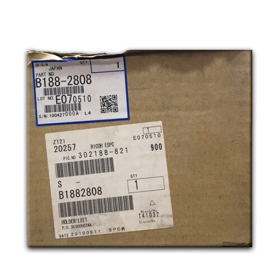 Ricoh B188-2808 Holder Left - 3025 / 3030 T13906 Ricoh B188-2808 Holder Left - 3025 / 3030 T13906