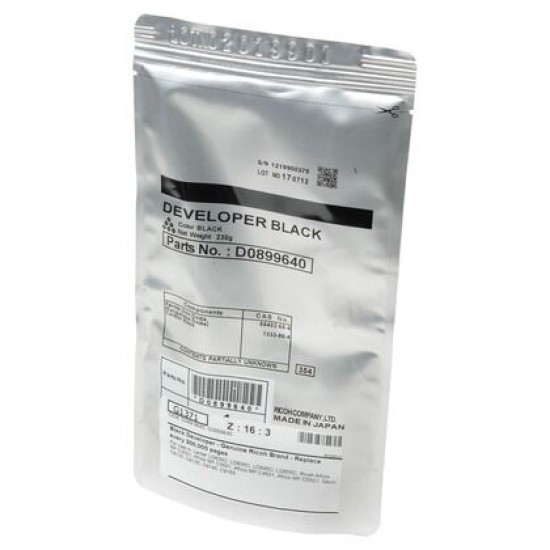 Ricoh D089-9640 Siyah Orjinal Developer - MP C3001 / MP C4501 / MP C5501 T12481 Ricoh D089-9640 Siyah Orjinal Developer - MP C3001 / MP C4501 / MP C5501 T12481