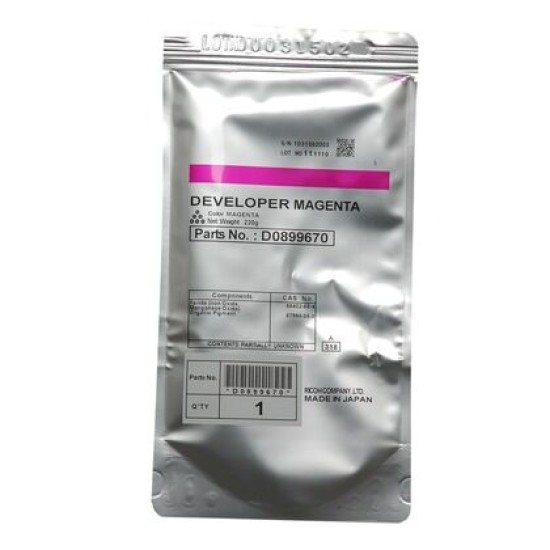 Ricoh D089-9670 Kırmızı Orjinal Developer - MP-C3001 / MP-C3501 T13673