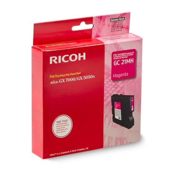Ricoh GC-21MH 405538 Kırmızı Orjinal Kartuş - GX2500 Ricoh GC-21MH 405538 Kırmızı Orjinal Kartuş - GX2500