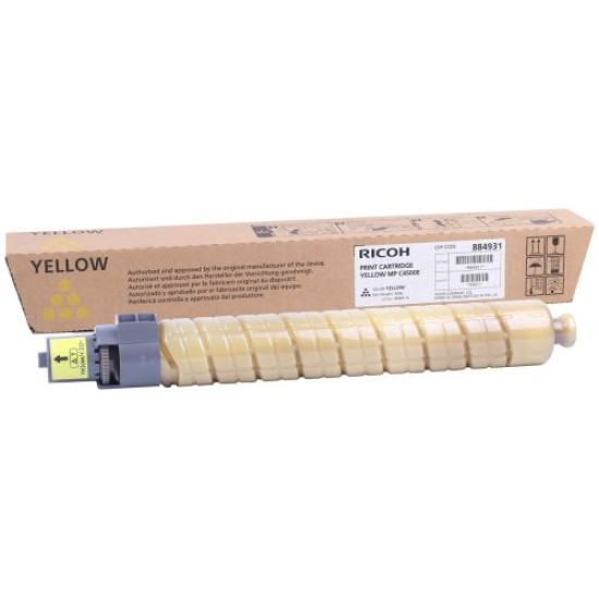 Ricoh MP C4500E Sarı Orjinal Toner - 884931 T10964