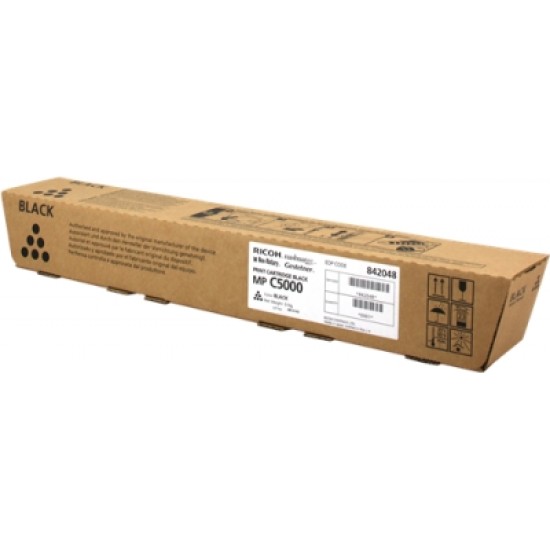 Ricoh MPC5000E 841176 Siyah Orjinal Toner - MP C4000 / MP C4501 T3511 Ricoh MPC5000E 841176 Siyah Orjinal Toner - MP C4000 / MP C4501 T3511