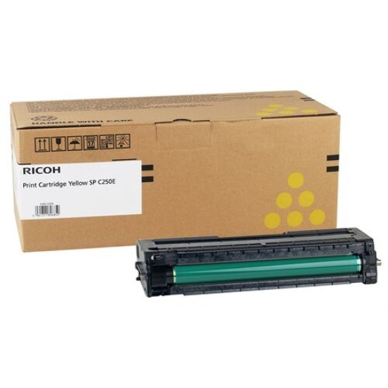 Ricoh SP-C250 Sarı Orjinal Toner 407546 T15499 Ricoh SP-C250 Sarı Orjinal Toner 407546 T15499