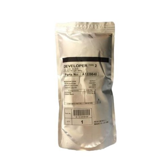 Ricoh Type 2 887637 Siyah Orjinal Developer A133-9640 - Aficio 400 T15273 Ricoh Type 2 887637 Siyah Orjinal Developer A133-9640 - Aficio 400 T15273