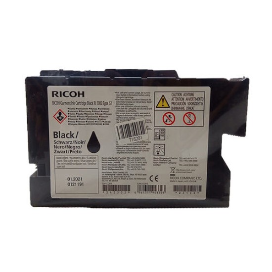 Ricoh Type G1 342552 Siyah Orjinal Kartuş - Ri1000 T15291 Ricoh Type G1 342552 Siyah Orjinal Kartuş - Ri1000 T15291