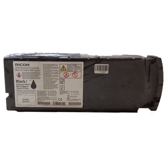 Ricoh Type G1 342602 Siyah Orjinal Kartuş - Ri1000 T15297 Ricoh Type G1 342602 Siyah Orjinal Kartuş - Ri1000 T15297