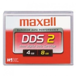 Maxell DDS-2 Data Kartuş 8 GB, 120m, 4mm T7011 Maxell DDS-2 Data Kartuş 8 GB, 120m, 4mm T7011