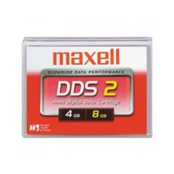 Maxell DDS-2 Data Kartuş 8 GB, 120m, 4mm T7011 Maxell DDS-2 Data Kartuş 8 GB, 120m, 4mm T7011