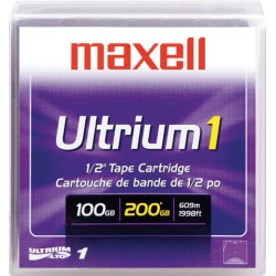 Maxell LTO-1 Ultrium Data Kartuş - 100 GB / 200 GB 609m, 12,65mm T7008 Maxell LTO-1 Ultrium Data Kartuş - 100 GB / 200 GB 609m, 12,65mm T7008