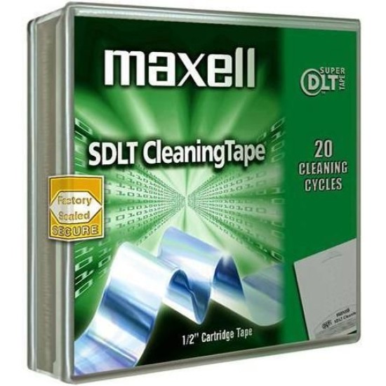 Maxell Super DLT SDLT Temizleme Kartuşu Cleaning Tape T7009