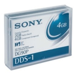 Sony DG90P DDS1 90m 2GB / 4 GB 4mm Data Kartuşu T2080 Sony DG90P DDS1 90m 2GB / 4 GB 4mm Data Kartuşu T2080