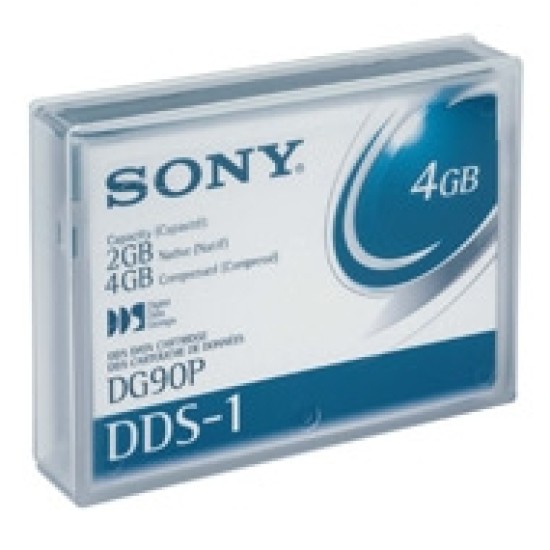 Sony DG90P DDS1 90m 2GB / 4 GB 4mm Data Kartuşu T2080 Sony DG90P DDS1 90m 2GB / 4 GB 4mm Data Kartuşu T2080