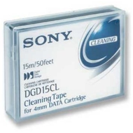 Sony DGD15CL, DDS1, DDS2, DDS3, DDS4, DAT72 Sürücü Temizleme Kartuşu T2105