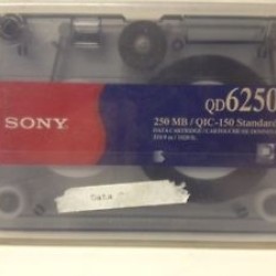 Sony QD-6250 250Mb/500Mb 311m 5,25 Data Kartuşu T1713 Sony QD-6250 250Mb/500Mb 311m 5,25 Data Kartuşu T1713