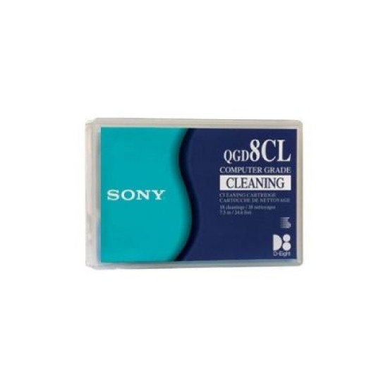 Sony QGD8CL D8 8MM Temizleme Kartuşu T1458 Sony QGD8CL D8 8MM Temizleme Kartuşu T1458