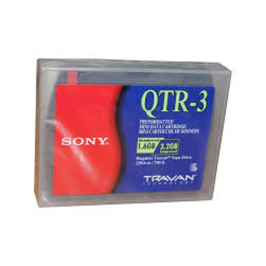 Sony QTR-3 1,6 GB / 3,2 GB Travan Data Kartuşu T6513 Sony QTR-3 1,6 GB / 3,2 GB Travan Data Kartuşu T6513