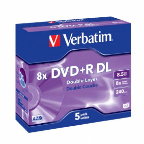 Verbatım CD+R DL 8x 8.5GB 5'li Paket T17210