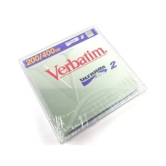 Verbatım LTO-2 Ultrium 2 200 GB / 400 GB Data Kartuşu 609m, 12.65mm T1721 Verbatım LTO-2 Ultrium 2 200 GB / 400 GB Data Kartuşu 609m, 12.65mm T1721