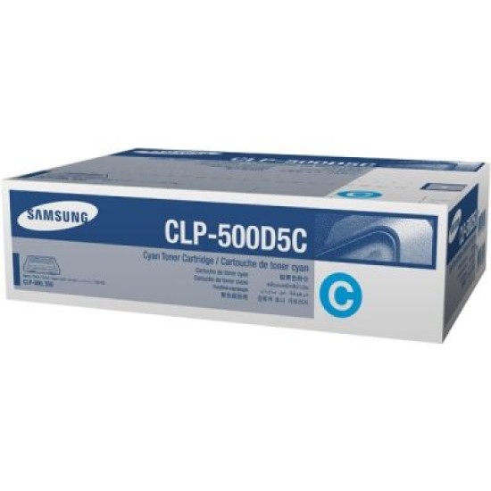 Samsung CLP-500D5C/SEE Mavi Orjinal Toner - CLP500 / CLP550 T3400 Samsung CLP-500D5C/SEE Mavi Orjinal Toner - CLP500 / CLP550 T3400