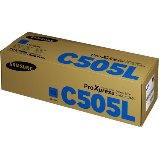 Samsung CLT-C505L/ELS Mavi Orjinal Toner SU037A - ProXpress SL-C2620DW Samsung CLT-C505L/ELS Mavi Orjinal Toner SU037A - ProXpress SL-C2620DW