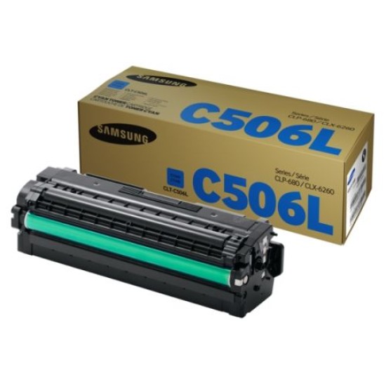 Samsung CLT-C506L / ELS Mavi Orjinal Toner - CLX-6260 / CLP-680 T6917 Samsung CLT-C506L / ELS Mavi Orjinal Toner - CLX-6260 / CLP-680 T6917