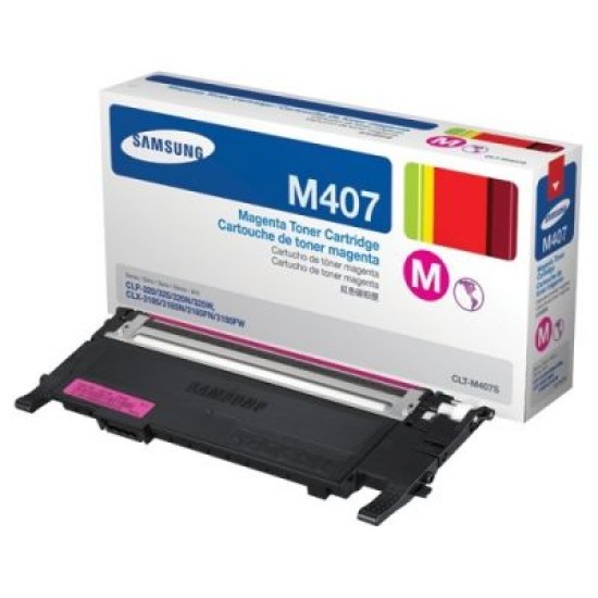 Samsung CLT-M407S Kırmızı Orjinal Toner - CLP-320 / CLP-325 T3311 Samsung CLT-M407S Kırmızı Orjinal Toner - CLP-320 / CLP-325 T3311