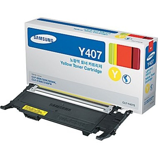 Samsung CLT-Y407S/SEE Sarı Orjinal Toner - CLP-320 / CLP-325 T5230 Samsung CLT-Y407S/SEE Sarı Orjinal Toner - CLP-320 / CLP-325 T5230