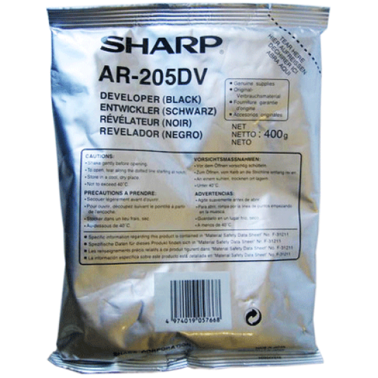 Sharp AR-205DV Orjinal Developer - AR-5516 / AR-5520 T7006 Sharp AR-205DV Orjinal Developer - AR-5516 / AR-5520 T7006