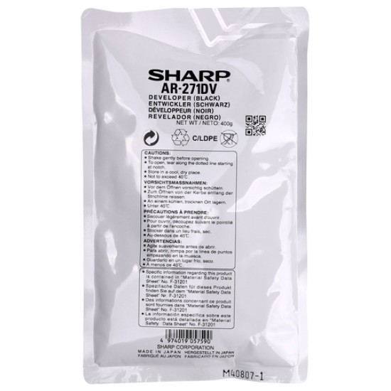 Sharp AR-271DV Orjinal Developer - AR215 / AR235 Sharp AR-271DV Orjinal Developer - AR215 / AR235