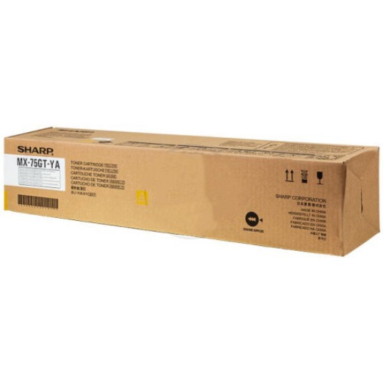 Sharp MX-75GTYA Sarı Orjinal Toner - MX-6500N / MX-7500N Sharp MX-75GTYA Sarı Orjinal Toner - MX-6500N / MX-7500N