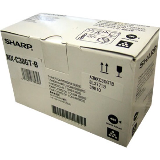Sharp MX-C30GT-B Siyah Orjinal Toner - MX-C250 / MX-C300 T6530 Sharp MX-C30GT-B Siyah Orjinal Toner - MX-C250 / MX-C300 T6530