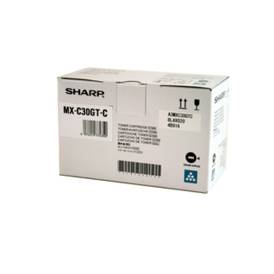 Sharp MX-C30GT-C Mavi Orjinal Toner - MX-C250 / MX-C300 T6529 Sharp MX-C30GT-C Mavi Orjinal Toner - MX-C250 / MX-C300 T6529