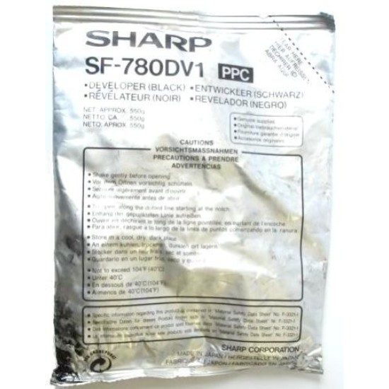 Sharp SF-780DV1 SF-7800 / 7830 / 7850 / 7855 / 780 Orjinal Developer T9054 Sharp SF-780DV1 SF-7800 / 7830 / 7850 / 7855 / 780 Orjinal Developer T9054