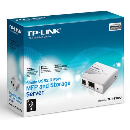 Tp-Link TL-PS310U Single USB2.0 Port MFP ve Storage Server T13881 Tp-Link TL-PS310U Single USB2.0 Port MFP ve Storage Server T13881
