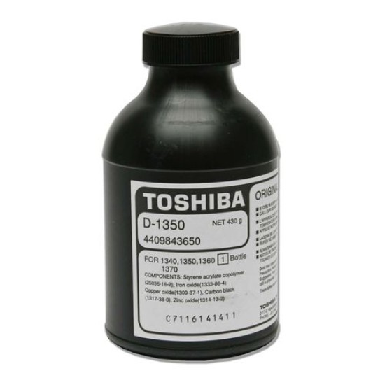 Toshiba D-1350 4409843650 Siyah Orjinal Developer T11743 Toshiba D-1350 4409843650 Siyah Orjinal Developer T11743