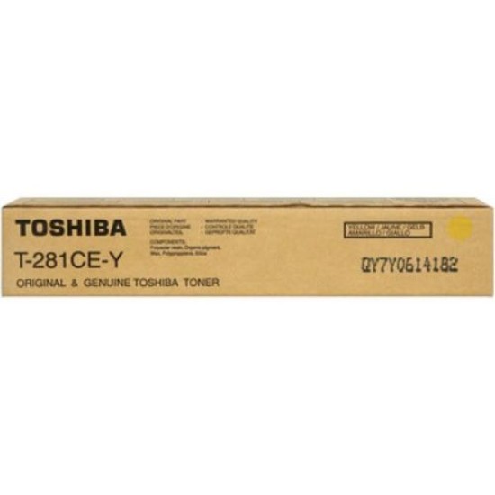 Toshiba T-281CE-Y Sarı Orjinal Toner E-Studio 281c, 351c, 451c T11877 Toshiba T-281CE-Y Sarı Orjinal Toner E-Studio 281c, 351c, 451c T11877