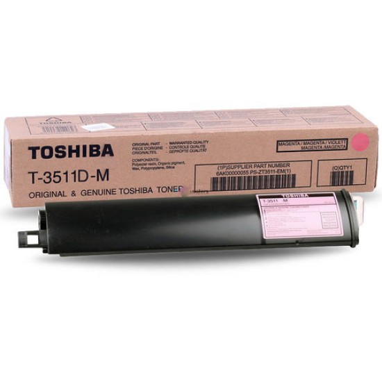 Toshiba T-3511D-M Kırmızı Orjinal Toner - E-Studio 281C / 351C T6718