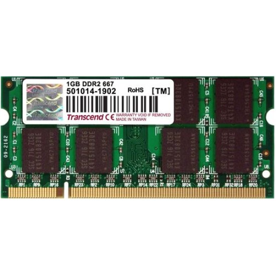 Transcend 1GB DDR2 Ram 667Mhz 200PIN SO-DIMM T13570 Transcend 1GB DDR2 Ram 667Mhz 200PIN SO-DIMM T13570